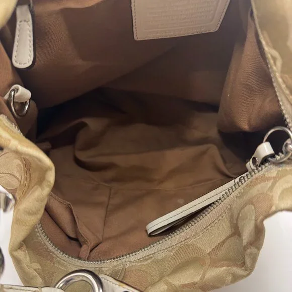 Coach Optic Signature Carly Shoulder Bag - Picture 5 of 5